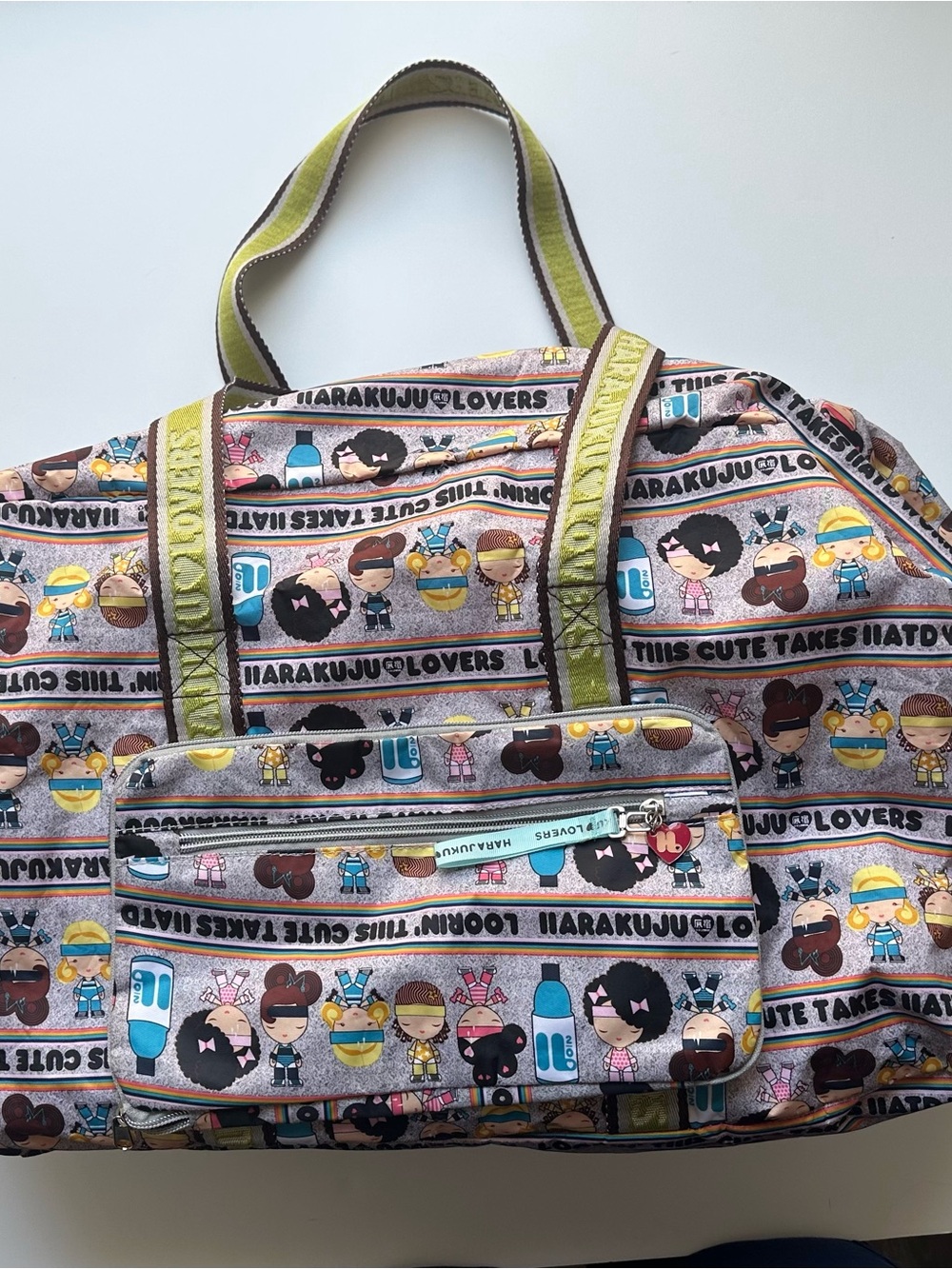 Harajuku Lovers Character Print Duffel Bag